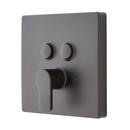 Signature Hardware Matte Black Single Handle Pressure Balancing Valve Trim 