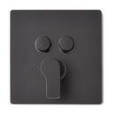 Signature Hardware Matte Black Single Handle Bathtub & Shower Faucet (Trim Only) 