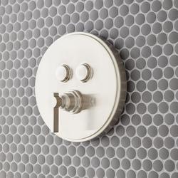 Single Handle Pressure Balancing Valve Trim in Brushed Nickel (Trim Only)