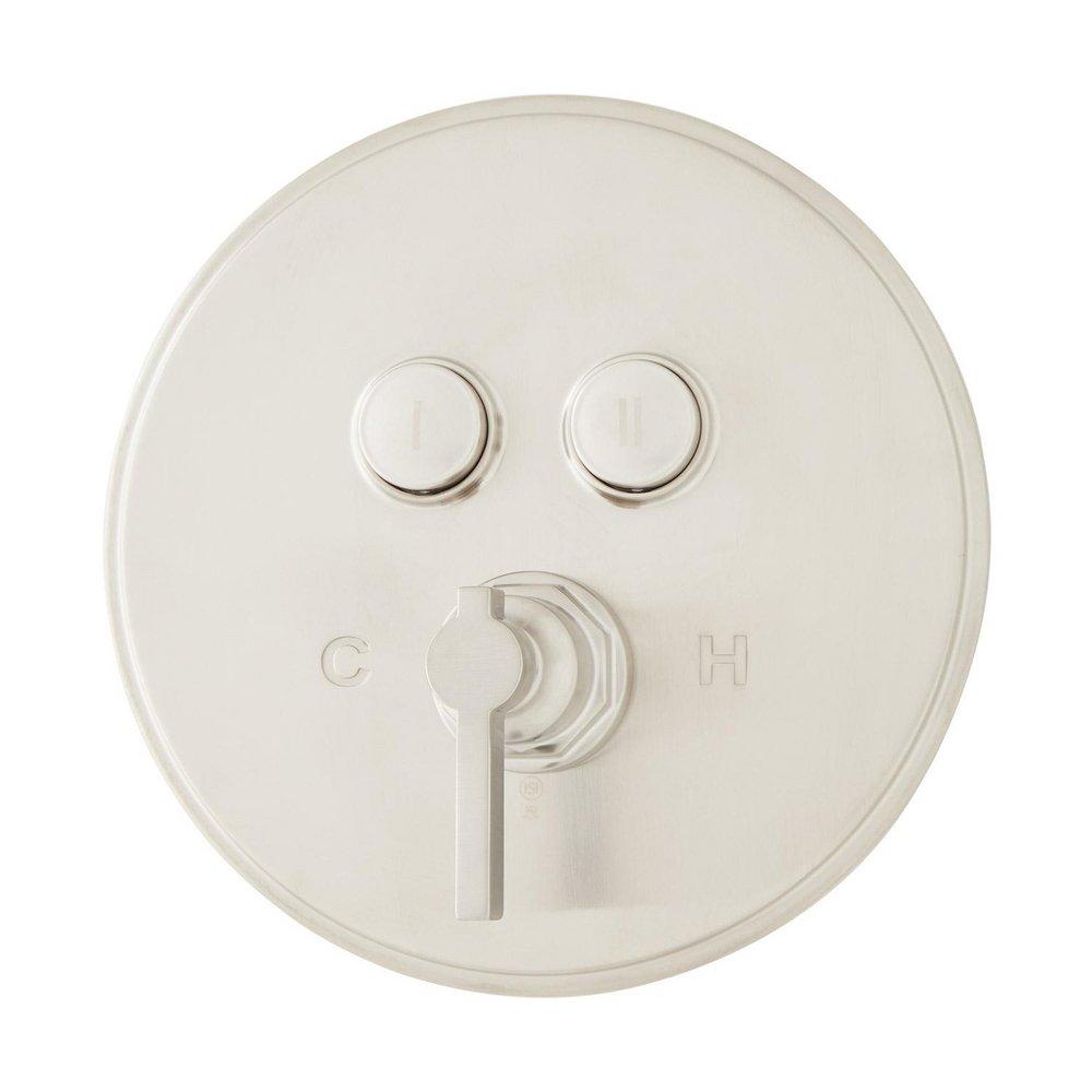 Signature Hardware Brushed Nickel Single Handle Bathtub & Shower Faucet (Trim Only) 