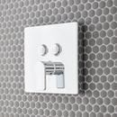 Signature Hardware Chrome Single Handle Pressure Balancing Valve Trim 
