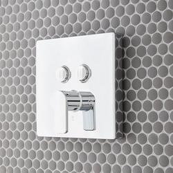 Single Handle Pressure Balancing Valve Trim in Chrome (Trim Only)