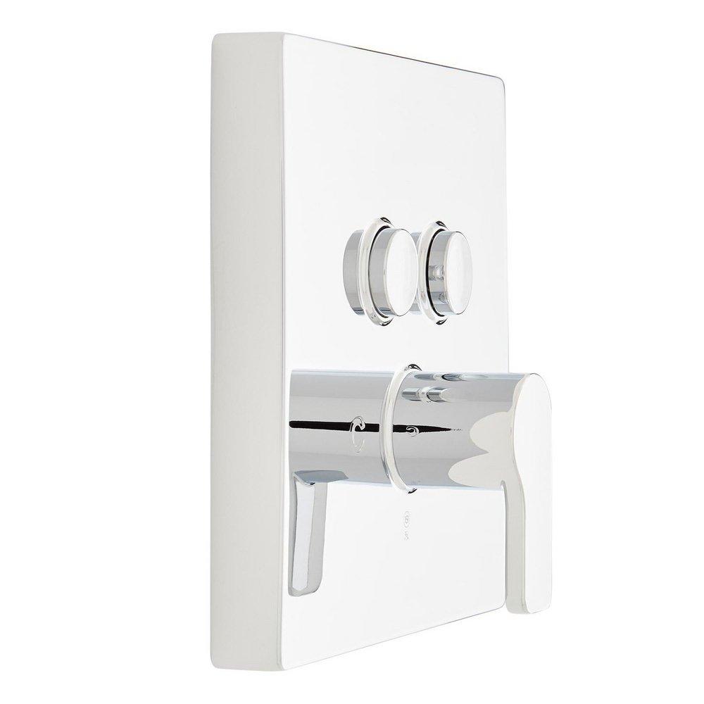 Signature Hardware Chrome Single Handle Bathtub & Shower Faucet (Trim Only) 