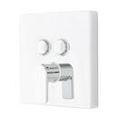 Signature Hardware Chrome Single Handle Bathtub & Shower Faucet (Trim Only) 