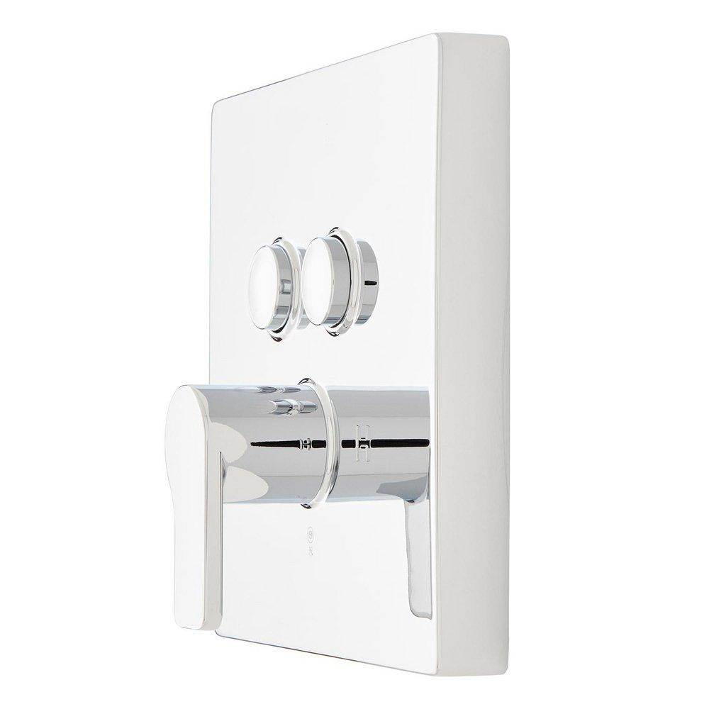 Signature Hardware Chrome Single Handle Bathtub & Shower Faucet (Trim Only) 