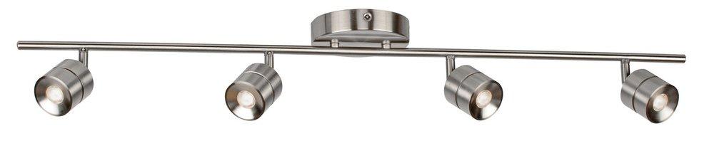 AFX Satin Nickel 25W 4-Light LED Rail Light 