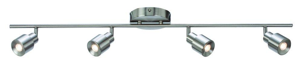 AFX Satin Nickel 25W 4-Light LED Rail Light 