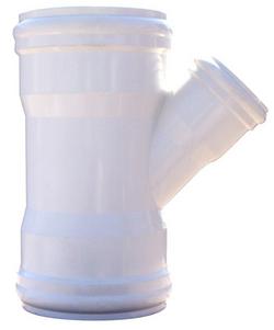 6 x 6 x 4 in. Barbed PVC Double Sewer Wye