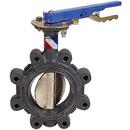 6 in. Ductile Iron Buna-N Locking Lever Handle Butterfly Valve