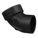 Black ABS DWV 60&deg; Street Elbow 