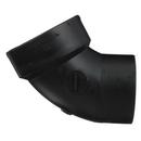 Black ABS DWV 60&deg; Street Elbow 