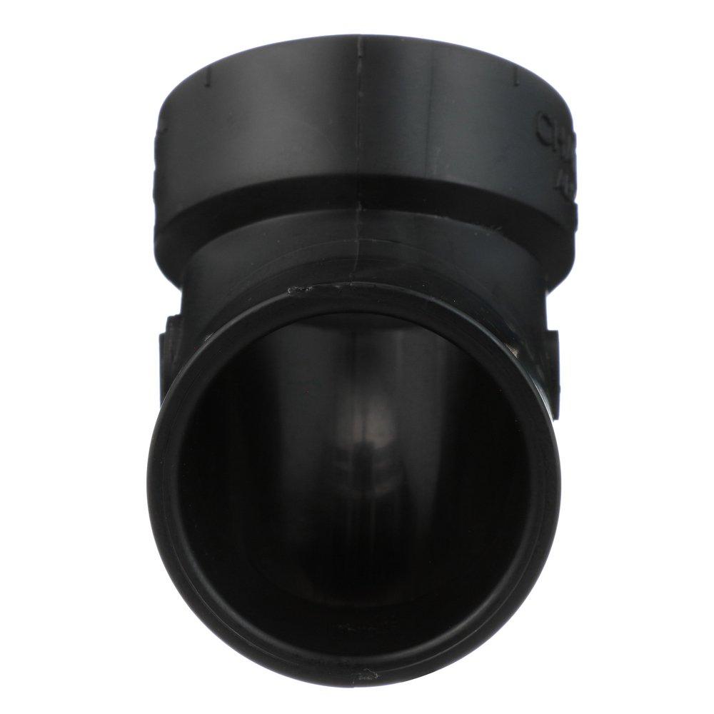 Black ABS DWV 60&deg; Street Elbow 