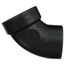 Black ABS DWV 60&deg; Street Elbow 