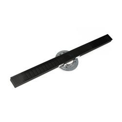 3 in. PVC Stainless Steel Shower Drain with 72 in. Grate in Matte Black
