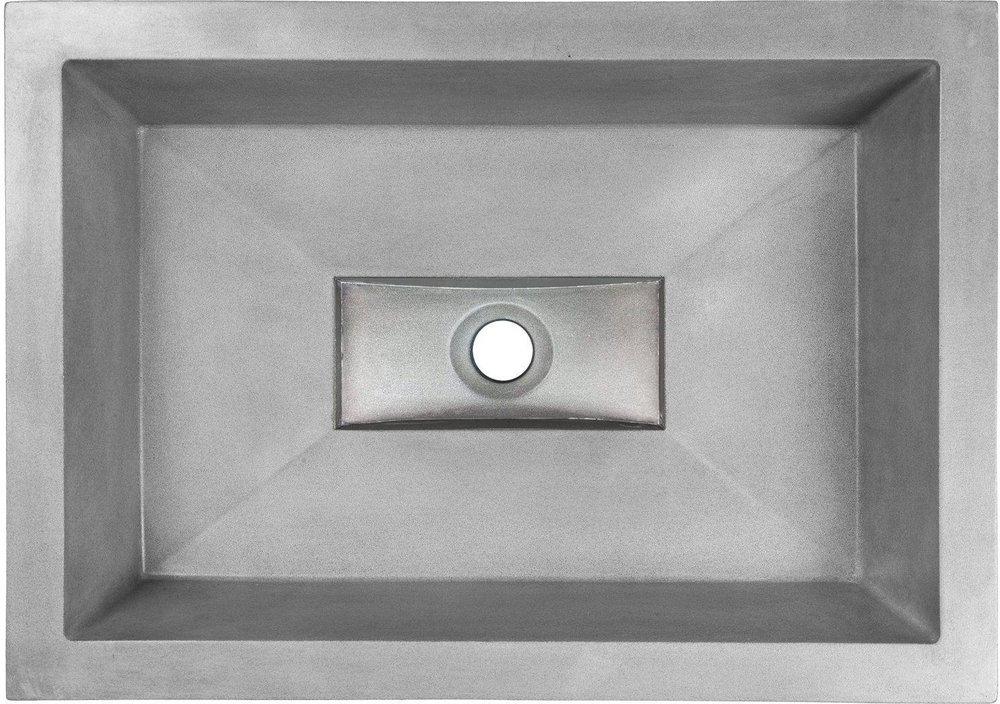 Linkasink Grey Undermount Bathroom Sink 