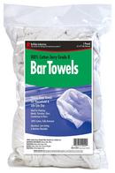 Buffalo Industries White 6 x 13 in. Grade B Bar Towel 