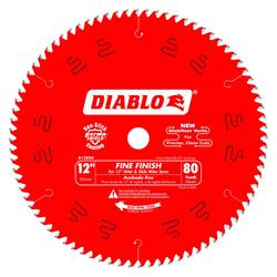 12" x 80-Teeth Combination Saw Blade for Wood