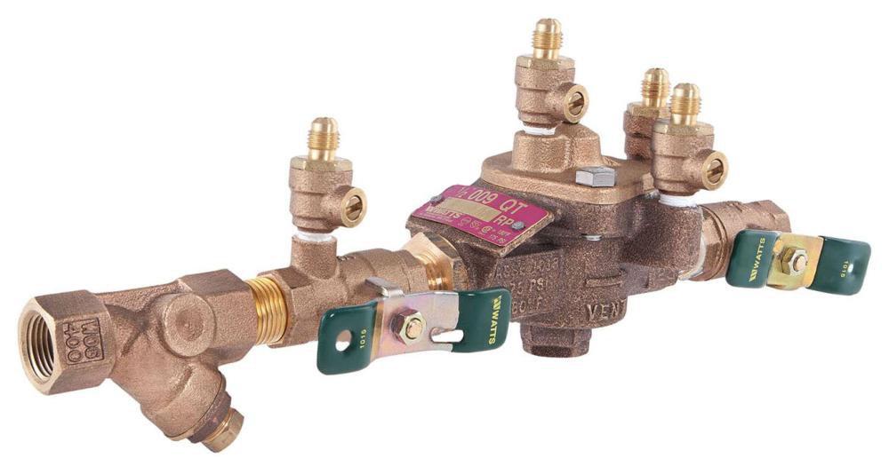 Watts Cast Bronze Bronze FNPT 175 psi Backflow Preventer 
