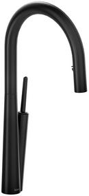 Single Handle Pull Down Kitchen Faucet in Black