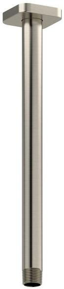 Riobel Brushed Nickel PVD 12 x 1/2 in. MNPT Brass Shower Arm 