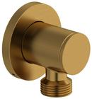 Riobel Brushed Gold 1-3/4 x 2 x 1/2 in. FNPT x Male Brass Supply Elbow 