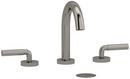 Two Handle Widespread Bathroom Sink Faucet in Brushed Nickel 