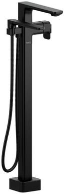 2-way Type T (thermostatic) coaxial floor-mount tub filler with hand shower trim 