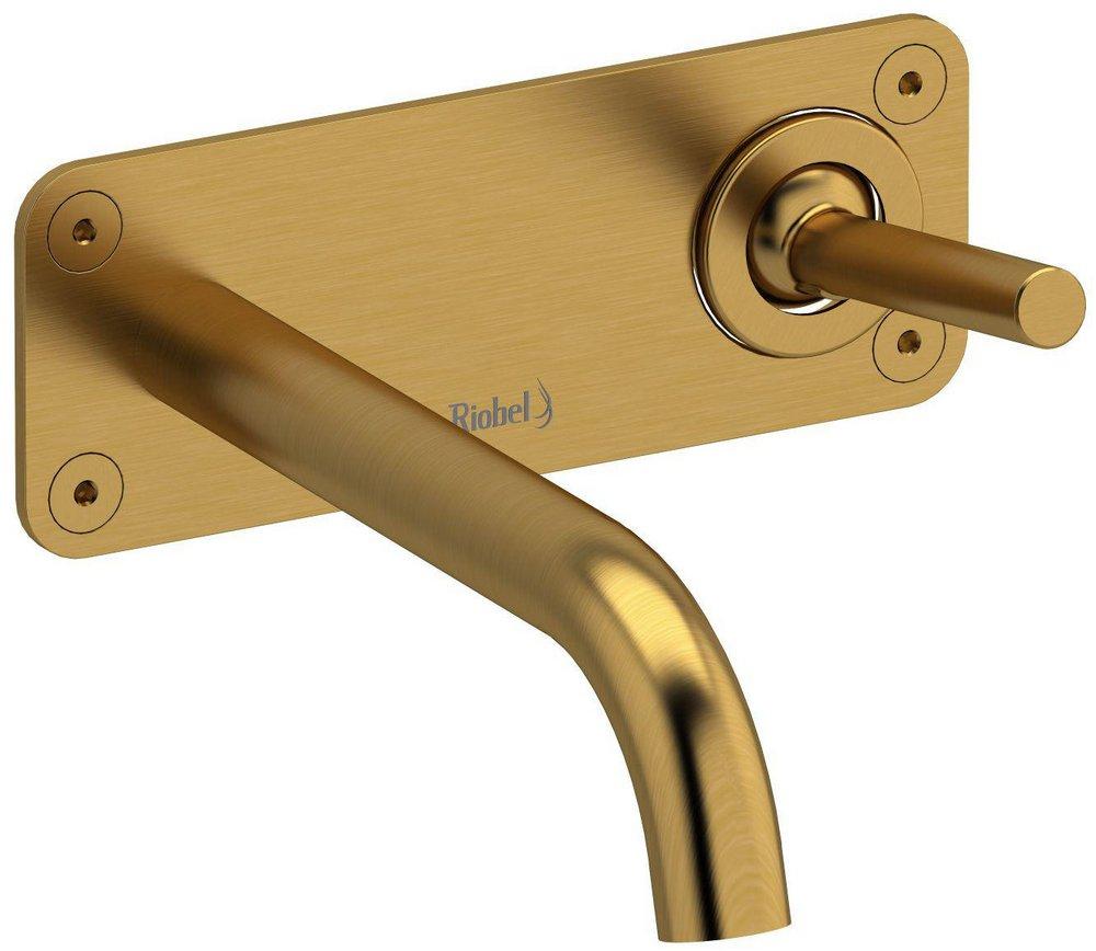 Single Handle Bathroom Sink Faucet in Brushed Gold 