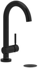 Single Handle Monoblock Bathroom Sink Faucet in Black