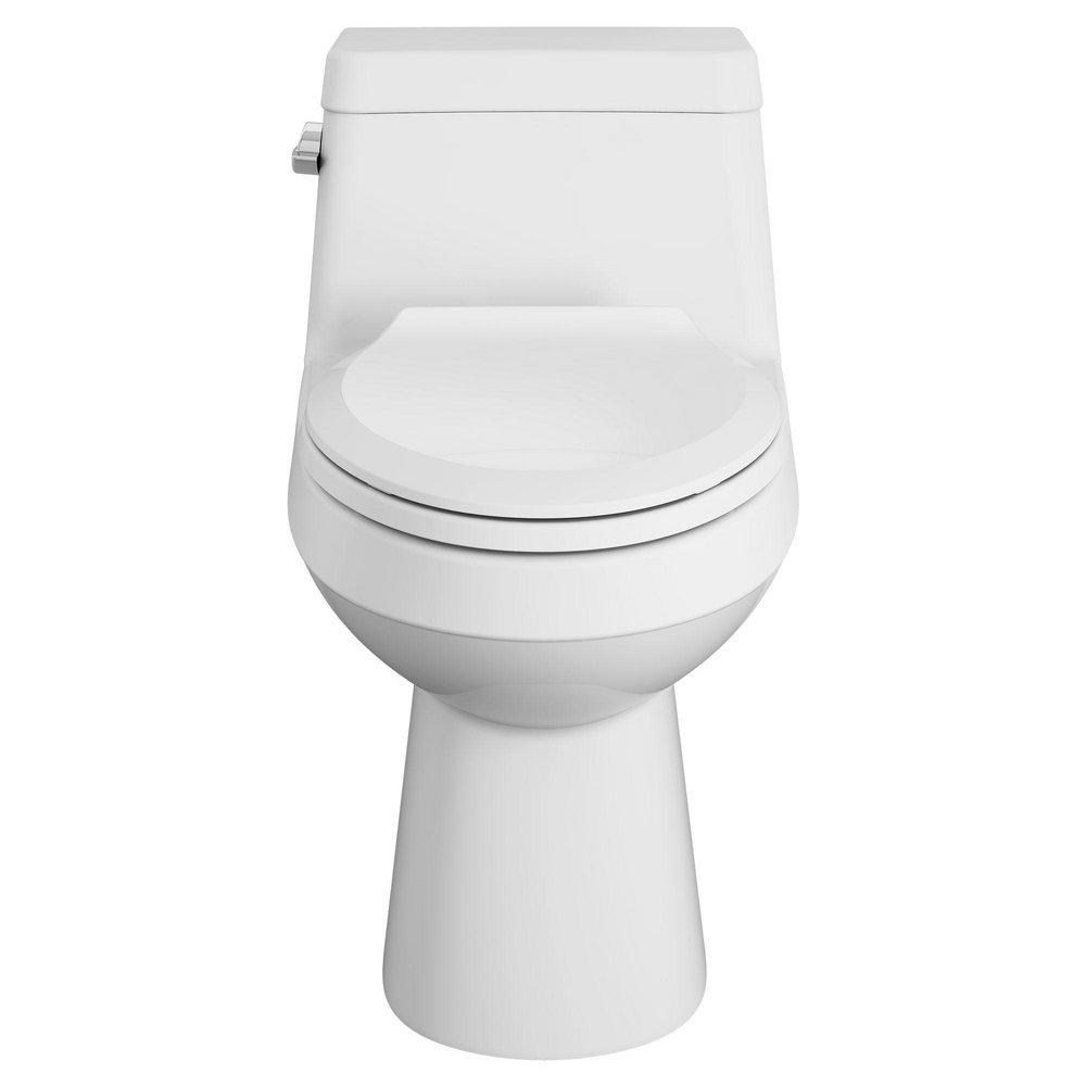 American Standard White 1.28 gpf Elongated Floor Mount One Piece Toilet 