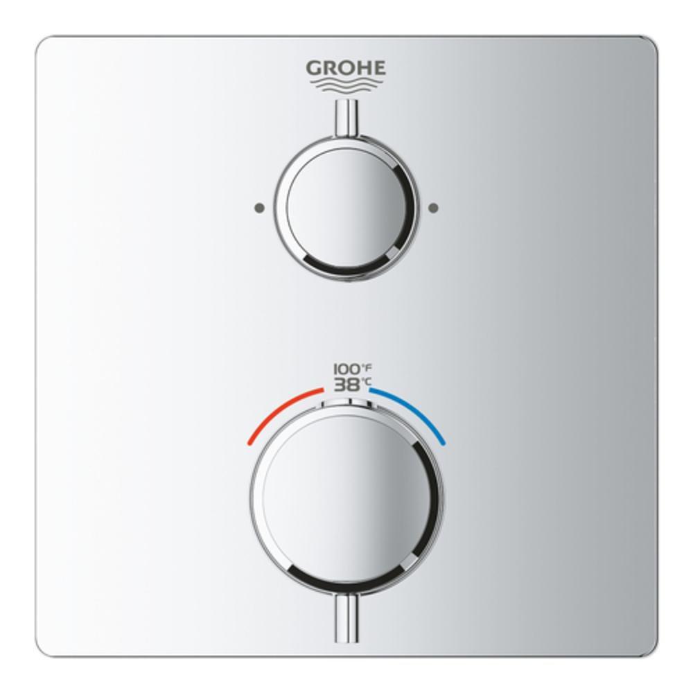 GROHE StarLight&reg; Chrome Metal Valve Trim 