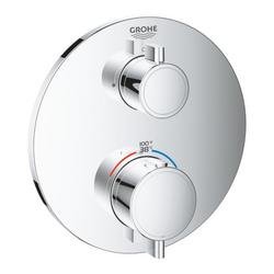 Two Handle Thermostatic Valve Trim in StarLight® Chrome