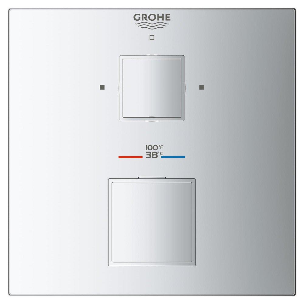 GROHE StarLight&reg; Chrome Metal Valve Trim 
