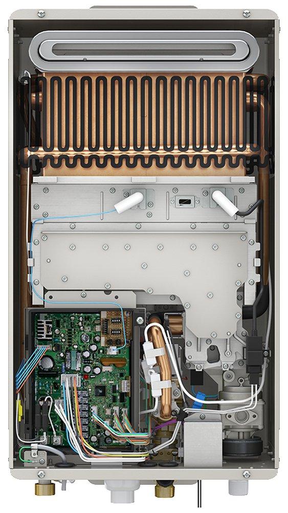 Rheem 199 MBH Outdoor Non-Condensing 200W Natural Gas Tankless Water Heater 