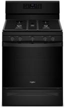 Whirlpool Black 29-7/8 in. Gas 5-Burner Sealed Freestanding Range 