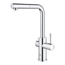GROHE StarLight&reg; Chrome Single Handle Pull Down Kitchen Faucet 