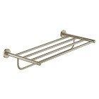 GROHE Brushed Nickel 10-5/8 in. Towel Holder 