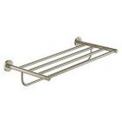 10-5/8 in. Towel Holder in Brushed Nickel