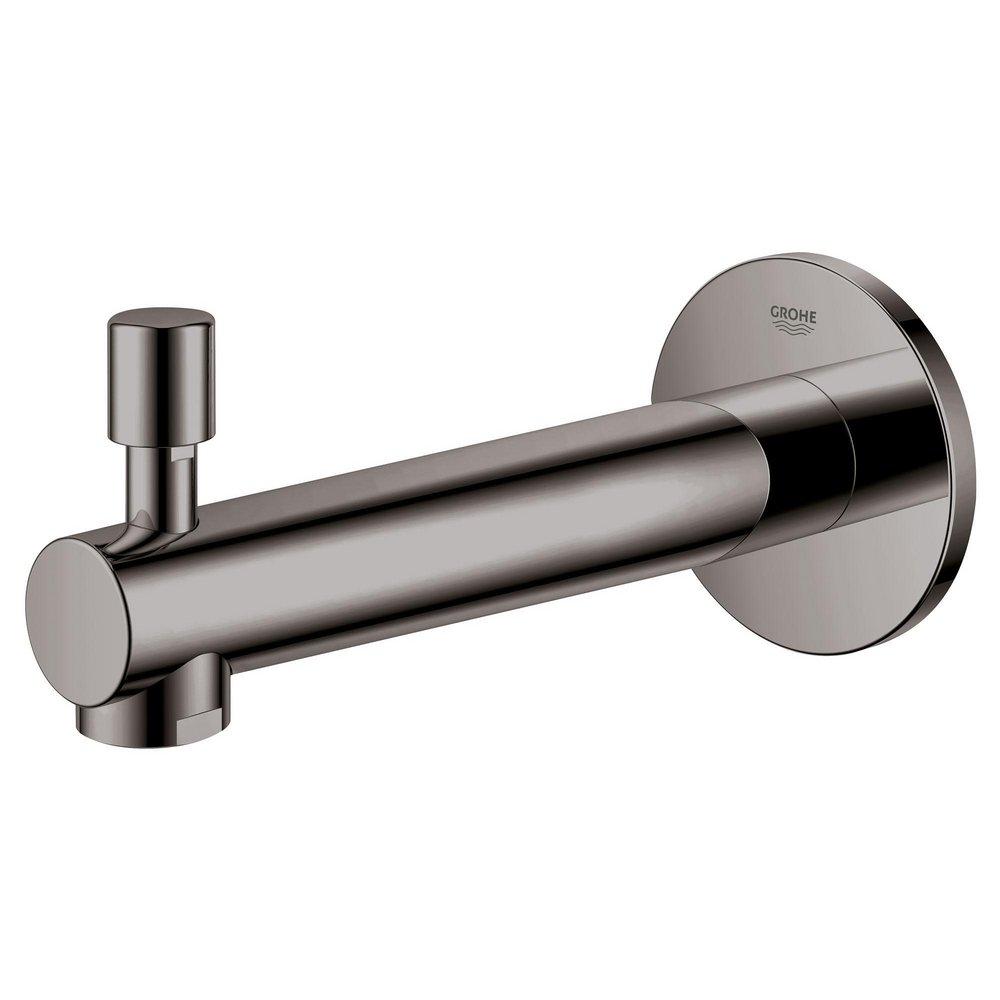 GROHE Hard Graphite 1/2 x 7-3/8 in. NPT Brass Tub Spout 