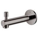 GROHE Hard Graphite 1/2 x 7-3/8 in. NPT Brass Tub Spout 