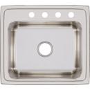 Elkay Lustrous Satin 22 x 19-1/2 in. Stainless Steel Single Bowl Drop-in Kitchen Sink in Lustrous Satin 