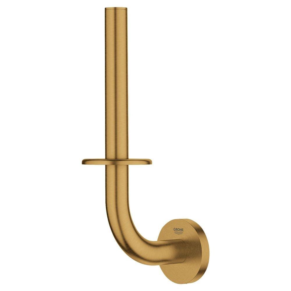 GROHE Brushed Cool Sunrise Concealed, Vertical and Wall Toilet Tissue Holder 