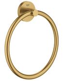 GROHE Brushed Cool Sunrise Round Open Towel Ring 