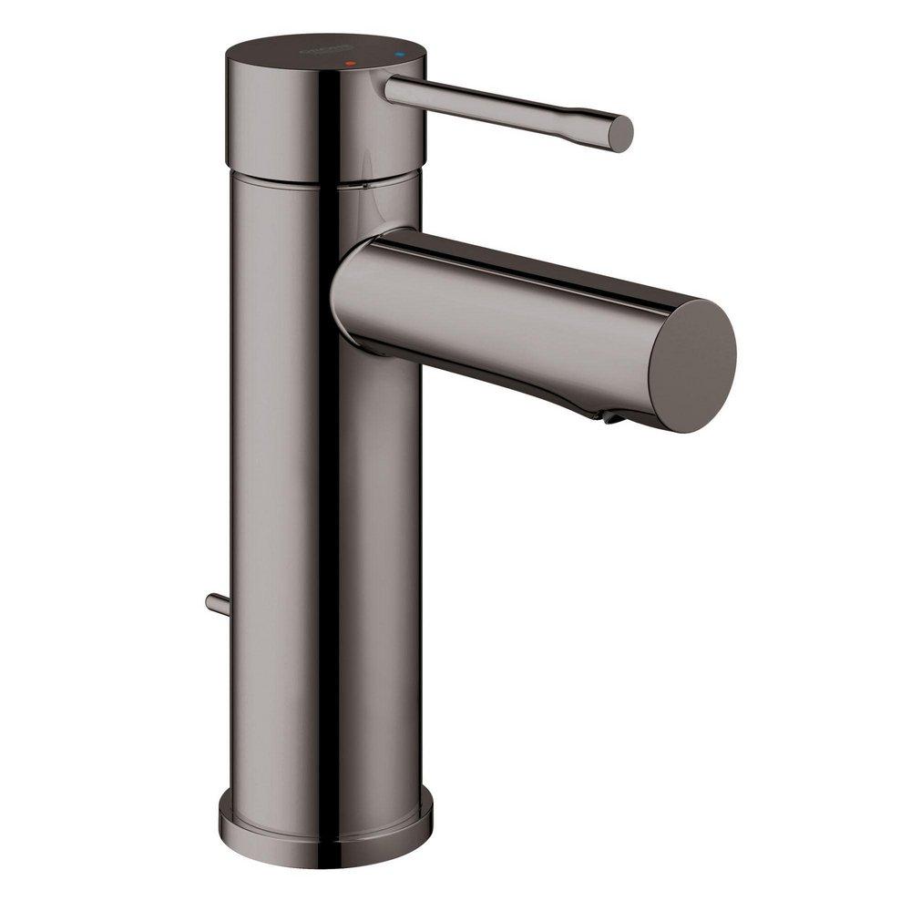 GROHE Hard Graphite Single Handle Bathroom Sink Faucet 