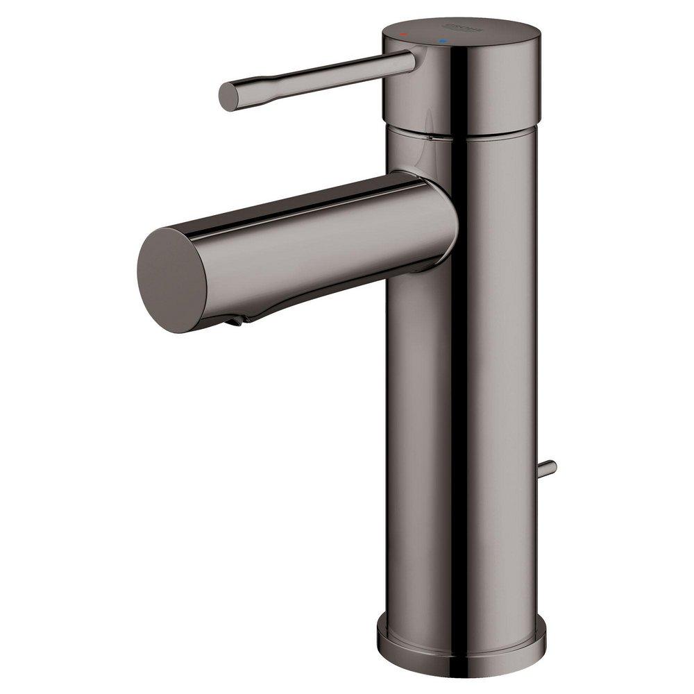 GROHE Hard Graphite Single Handle Bathroom Sink Faucet 