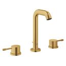 GROHE Brushed Cool Sunrise Two Handle Widespread Bathroom Sink Faucet 