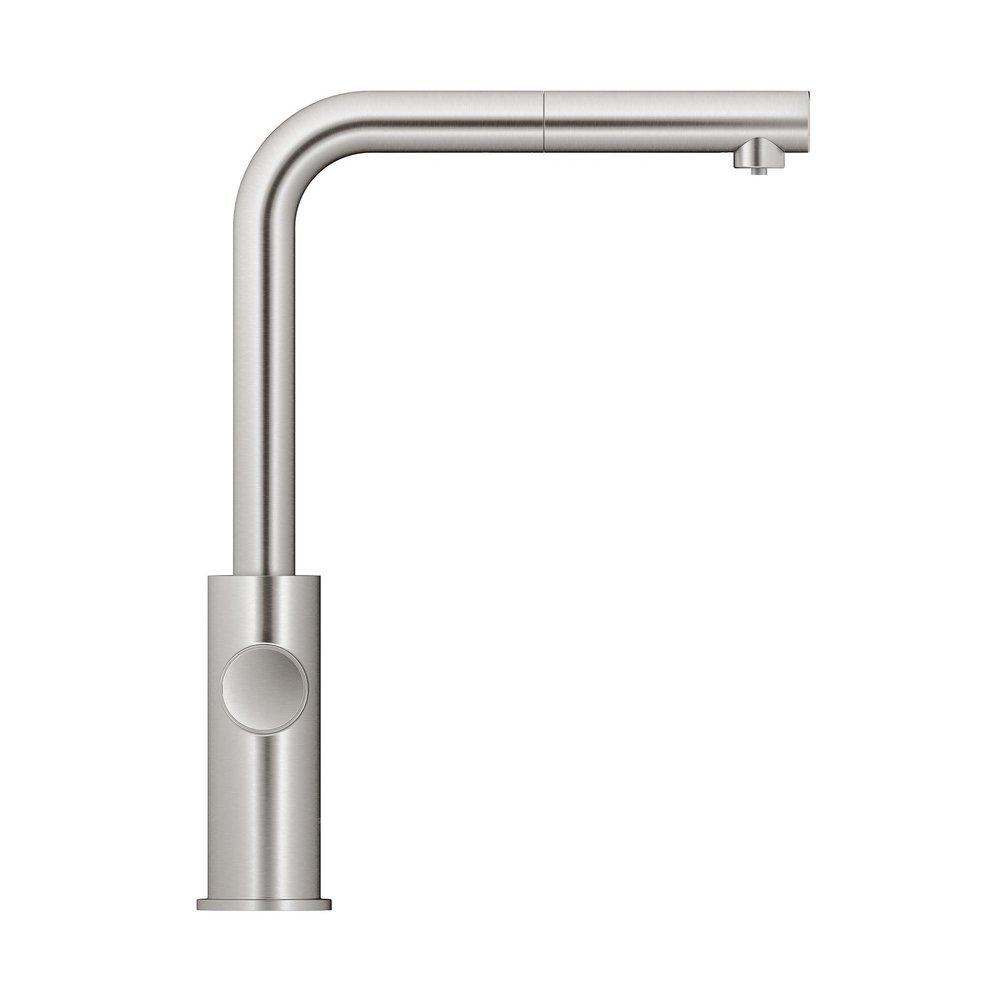 GROHE SuperSteel Infinity&trade; Single Handle Pull Down Kitchen Faucet 