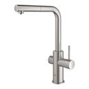GROHE SuperSteel Infinity&trade; Single Handle Pull Down Kitchen Faucet 