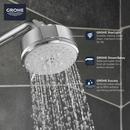 GROHE Hard Graphite Multi Function Jet, Massage and Rain Showerhead 