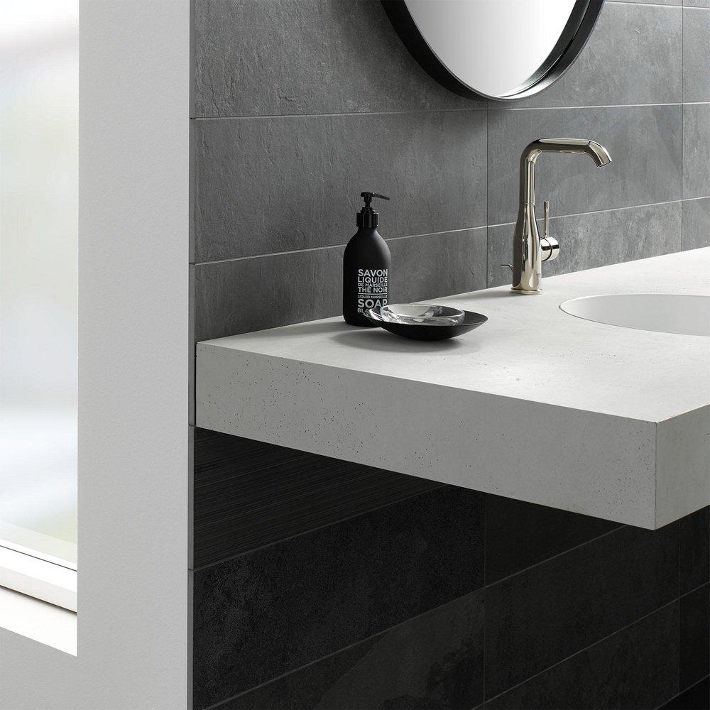 GROHE Brushed Cool Sunrise Single Handle Monoblock Vessel Filler Bathroom Sink Faucet 